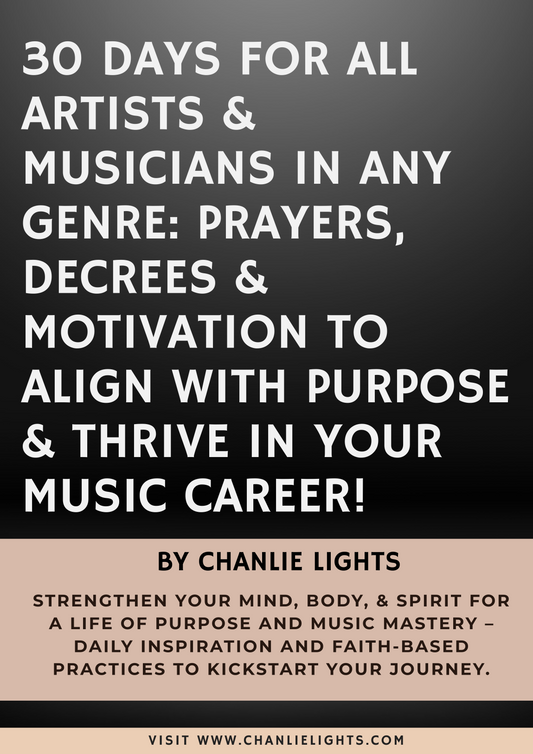 30-Day Guide for Artists & Musicians: Align with Purpose & Thrive in Your Music Career E-Book